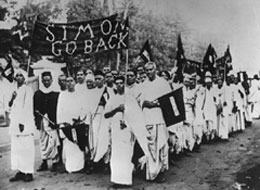 Simon Commission oppose