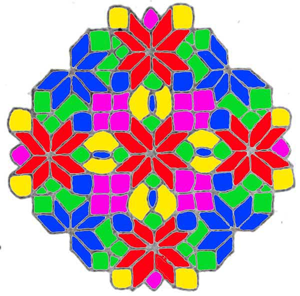 நேர் புள்ளி 15 - வரிசை 5	